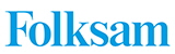 Logo Folksam, blå text på vit bakgrund 